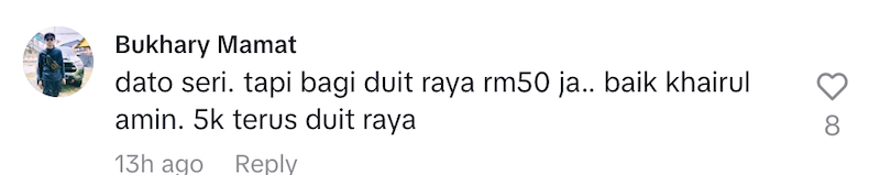Aliff Syukri kongsi duit raya, netizen persoal -"RM150 je ke?" 14